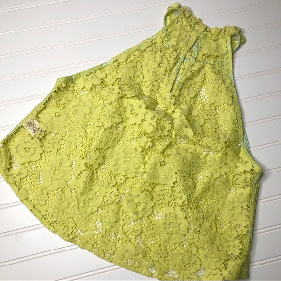 NWT Free People Sweet Meadow Dreams Lace Top - Picture 3 of 5